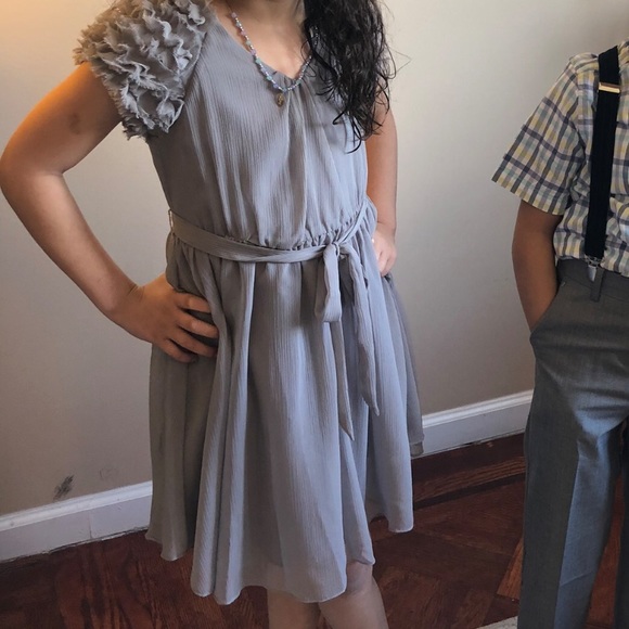 Gray special occasion dress - Picture 6 of 6